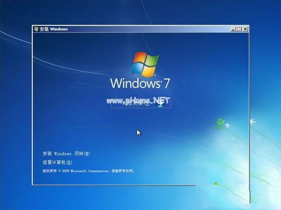 从光盘安装win7