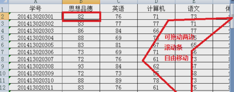 冻结表格窗口