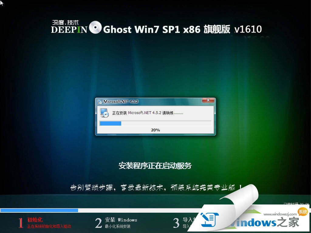 深度技术ghost win7